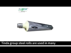 Επεξεργασία επιφάνειας ελαστικής επικάλυψης βιομηχανικού μεταλλικού κυλίνδρου 904L