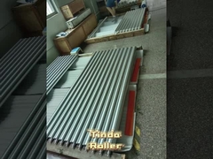 Χαμηλής δονήσεως βαρέος φόρτος κυλίνδρους χάλυβα περιστρεφόμενο τύμπανο για σύστημα μεταφοράς