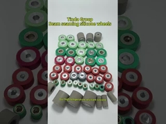 Μηχανή σφράγισης θερμού αέρα Ελαστικό προς τα κάτω Ρολάρια τροχούς με μείωση θορύβου