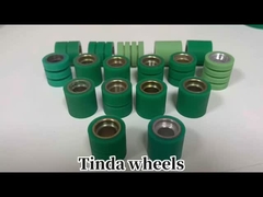 Μείωση θορύβου Ελαστικοποιημένοι κυλίνδροι τροφίμων με υψηλή αντοχή